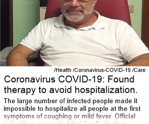 Coronavirus-COVID-19 Found therapy to avoid hospitalization