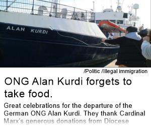 ONG Alan Kurdi forgets to take food