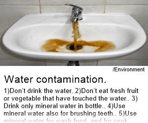 Water contamination