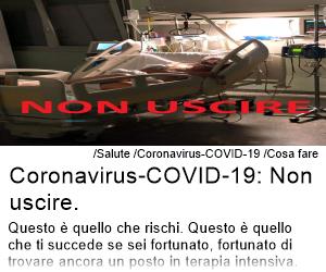 Coronavirus-COVID-19 Non uscire