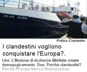 I clandestini vogliono conquistare l'Europa?