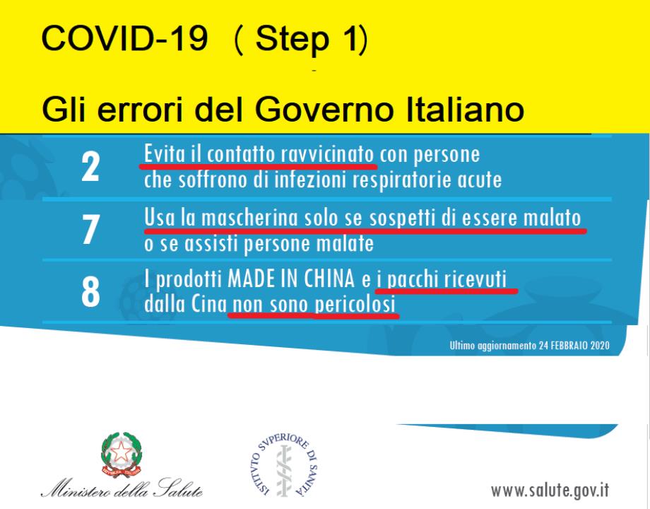 Fase 01 Gli errori del Governo