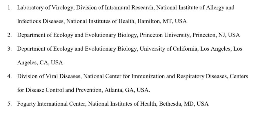 Coronavirus-COVID-19: Labs that have run and subscribed to the trial we refer to.