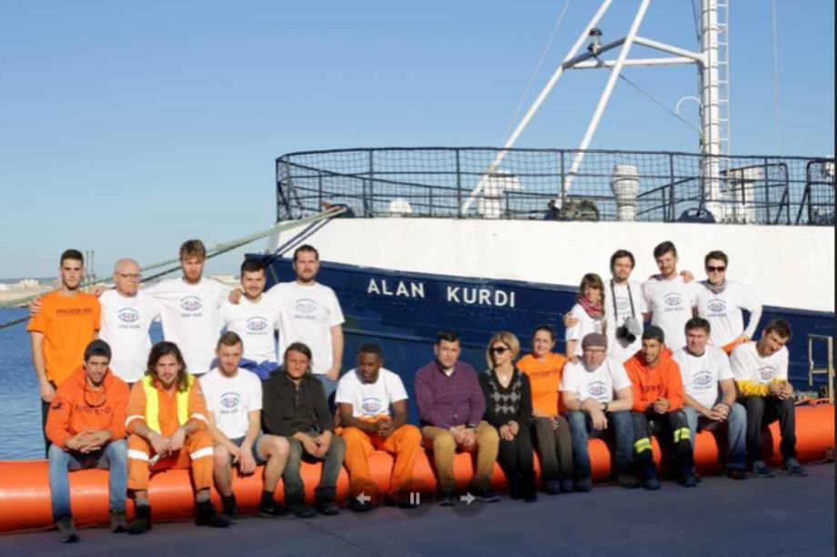 Alan Kurdi crew ready to go.